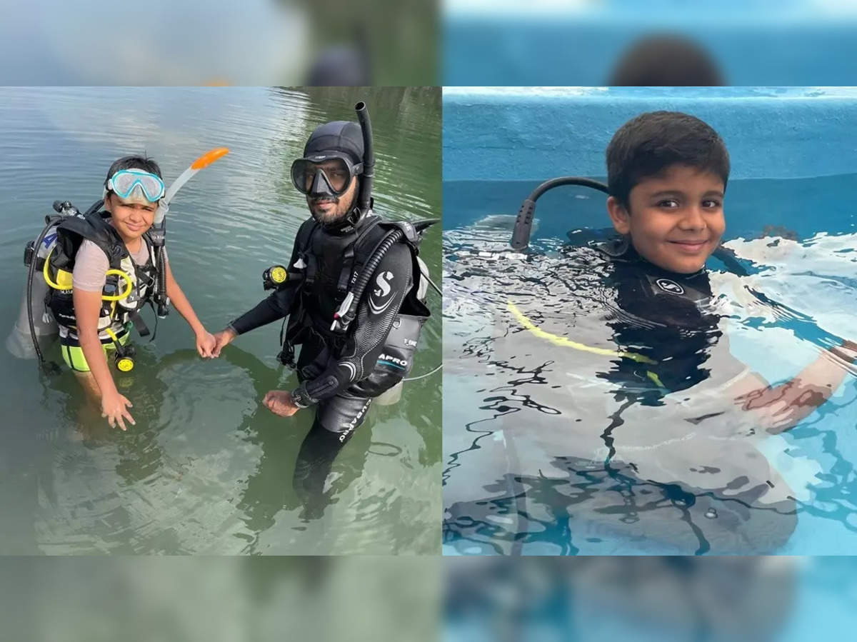10-year-old Indian becomes youngest-ever PADI-certified junior open water  diver - The Economic Times