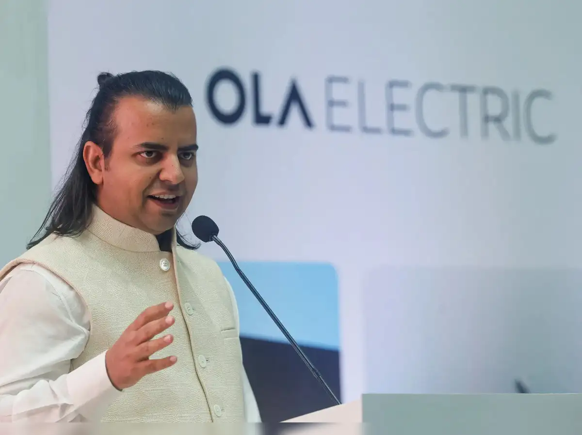 Ola expects auto business to be free cash positive by FY26-end: Bhavish Aggarwal - The Economic Times