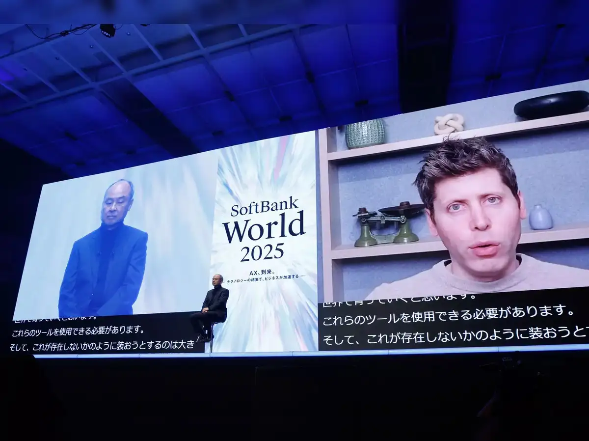 Masayoshi Son and Sam Altman see no end to AI demand and scaling - The Economic Times