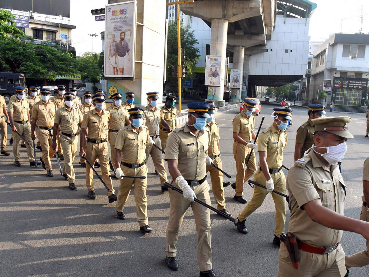 COVID-19 scare hits Kerala police as 70 cops, including SP, go on ...