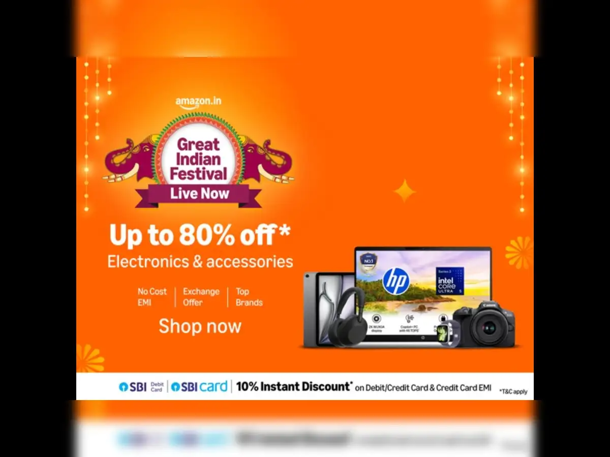 Amazon Great Indian Festival 2026: Up to 50% Off on Laptops and 40% Off ...