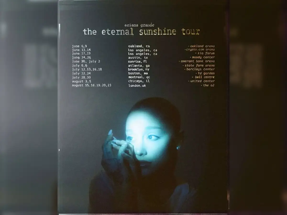 Ariana Grande announces Eternal Sunshine Tour: Step-by-step guide to get  tickets across North America and London - The Economic Times