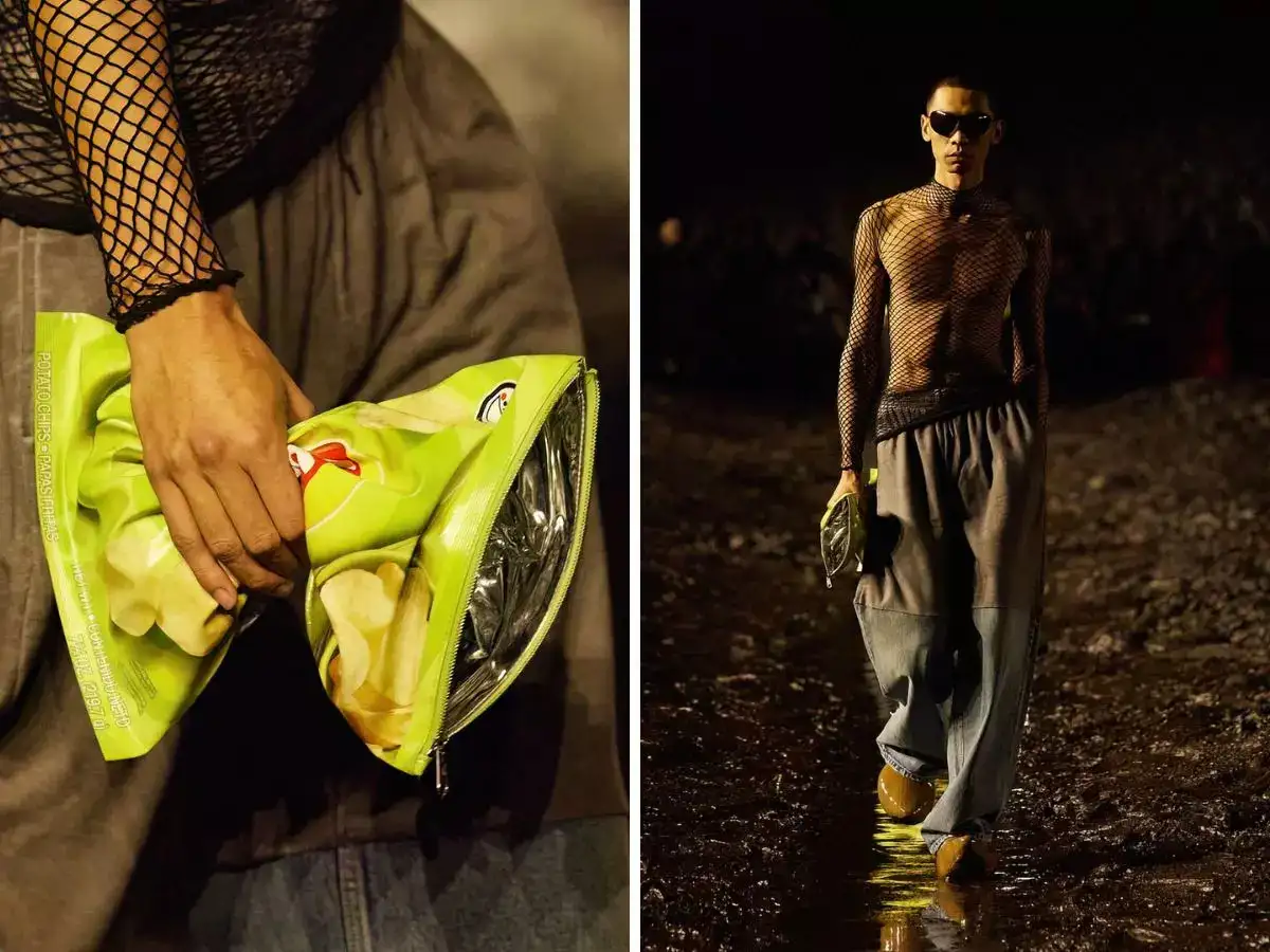 Watch: New Balenciaga bag looks exactly like a packet of Lay's