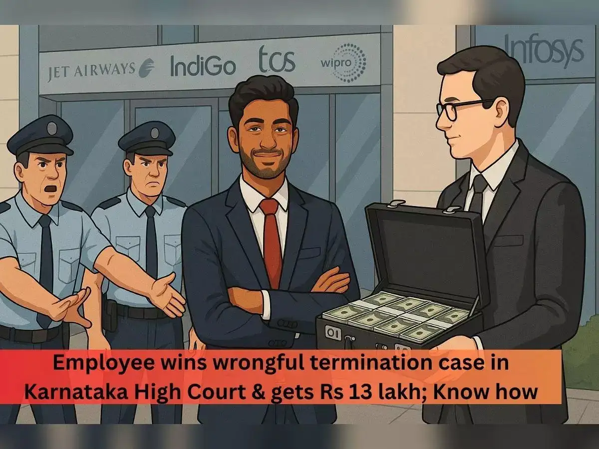 Wrongfully terminated employee to get Rs 13L