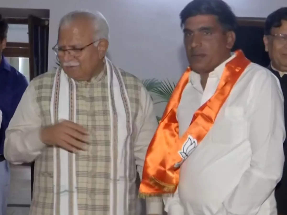 Watch: Several Congress leaders join BJP in presence of Haryana CM Manohar Lal Khattar in Chandigarh