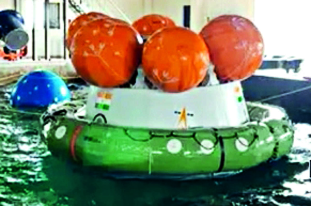 Gaganyaan mission: ISRO, Navy carry out crew module recovery trials