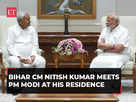 Ahead of LS results, Nitish meets PM Modi:Image
