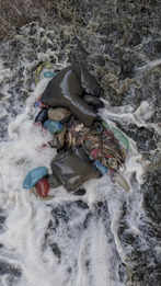 Sewage and debris chokes Nepal's holy Bagmati River