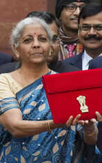 Nirmala Sitharaman ready to present Budget: First pics