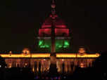 Rashtrapati Bhavan lights up in Tricolour on eve of R-Day