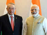 PM interacts with Japanese business leaders