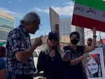 Iran unrest: Iranian Americans in support of protesters