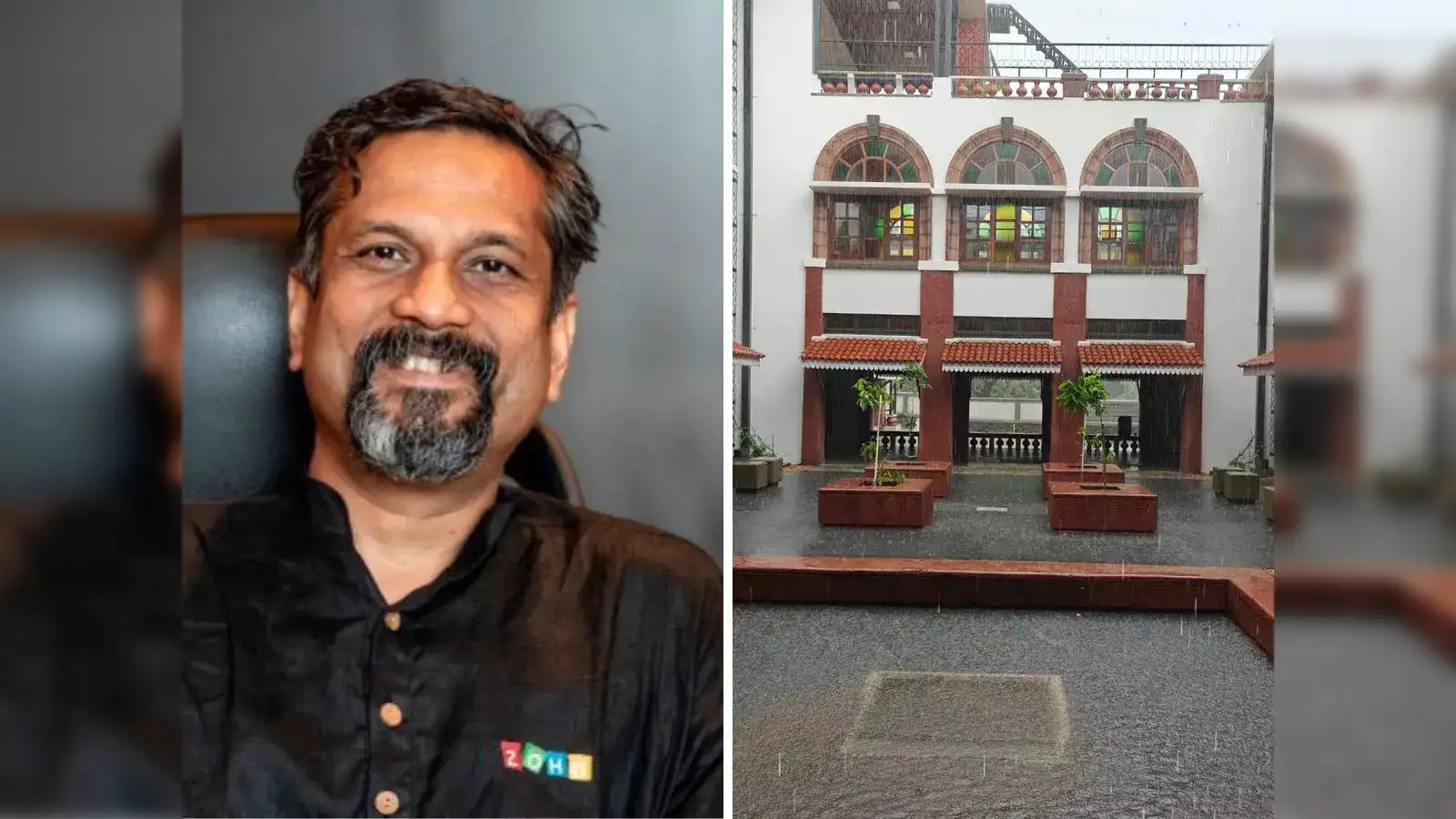 Zoho's new office has a perk: Code by the pond. Techies ask