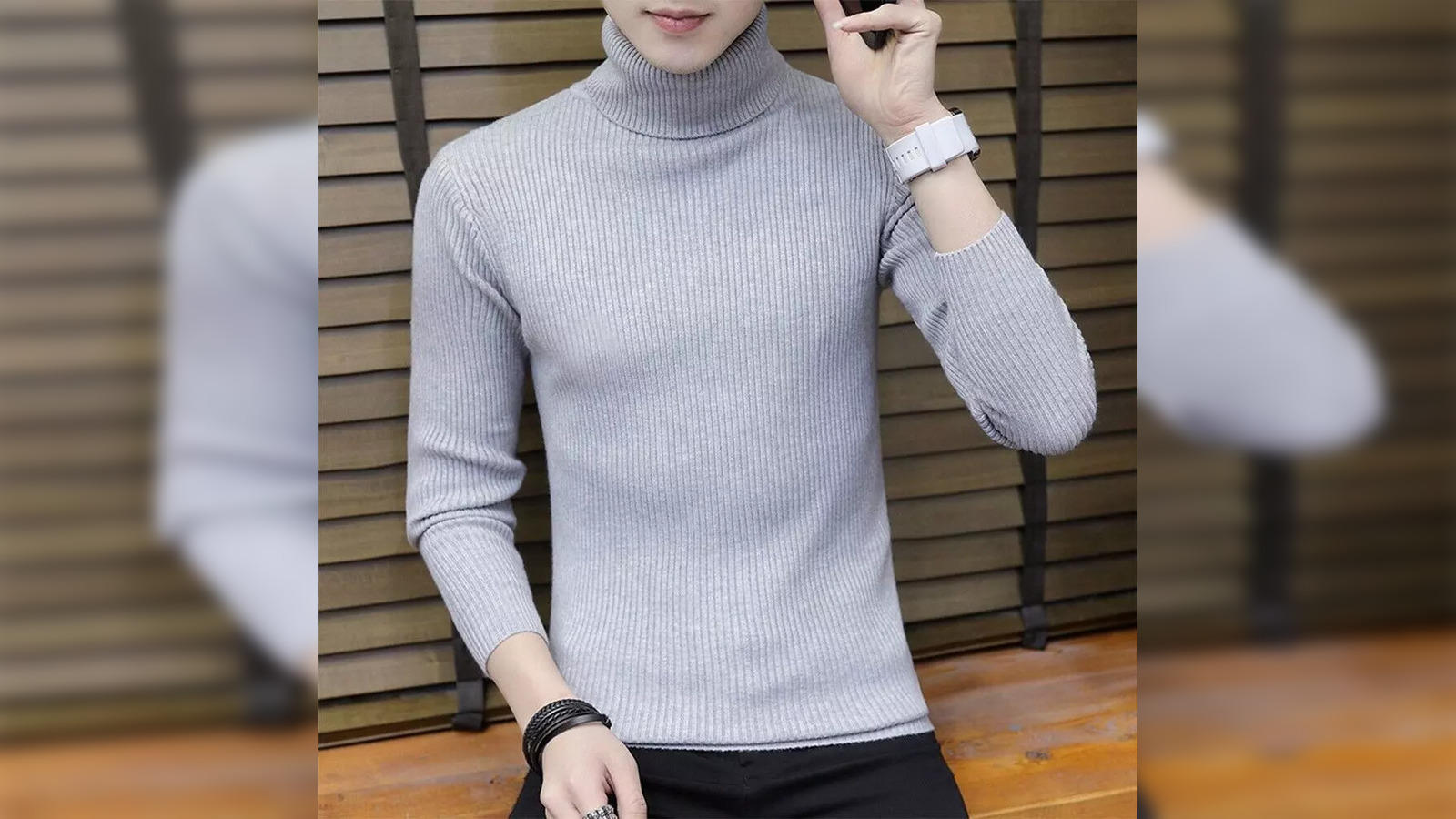 PERFECT HIGH NECK SWEATER