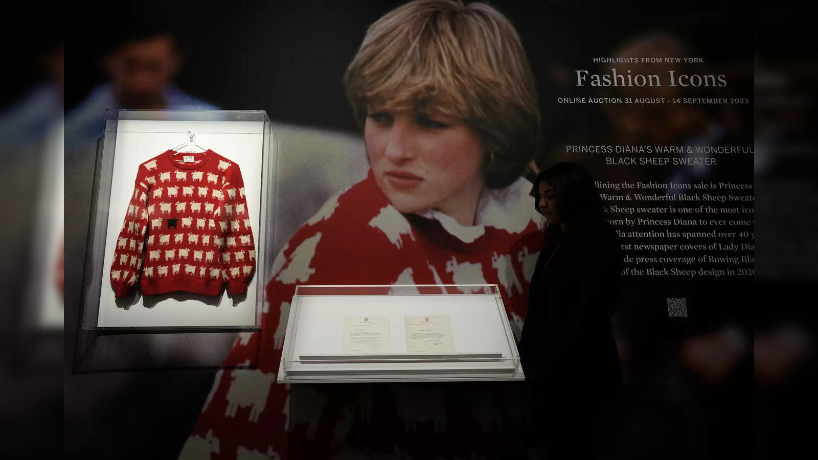 diana: Sheep-pattern sweater worn by late Princess Diana can fetch