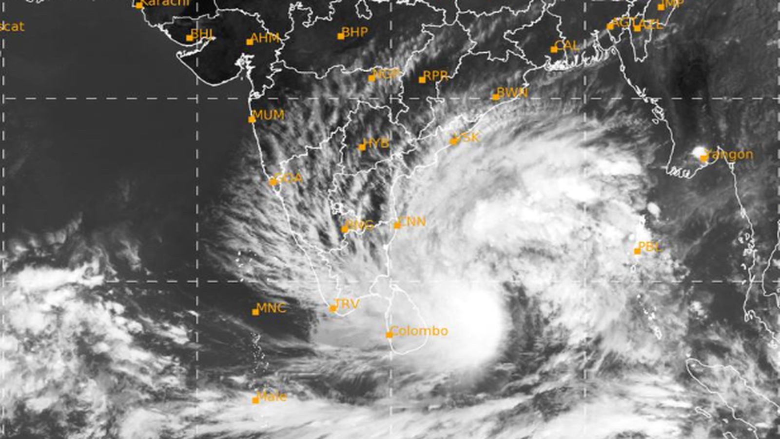 cyclone mandous updates Cyclone Mandous South India will  