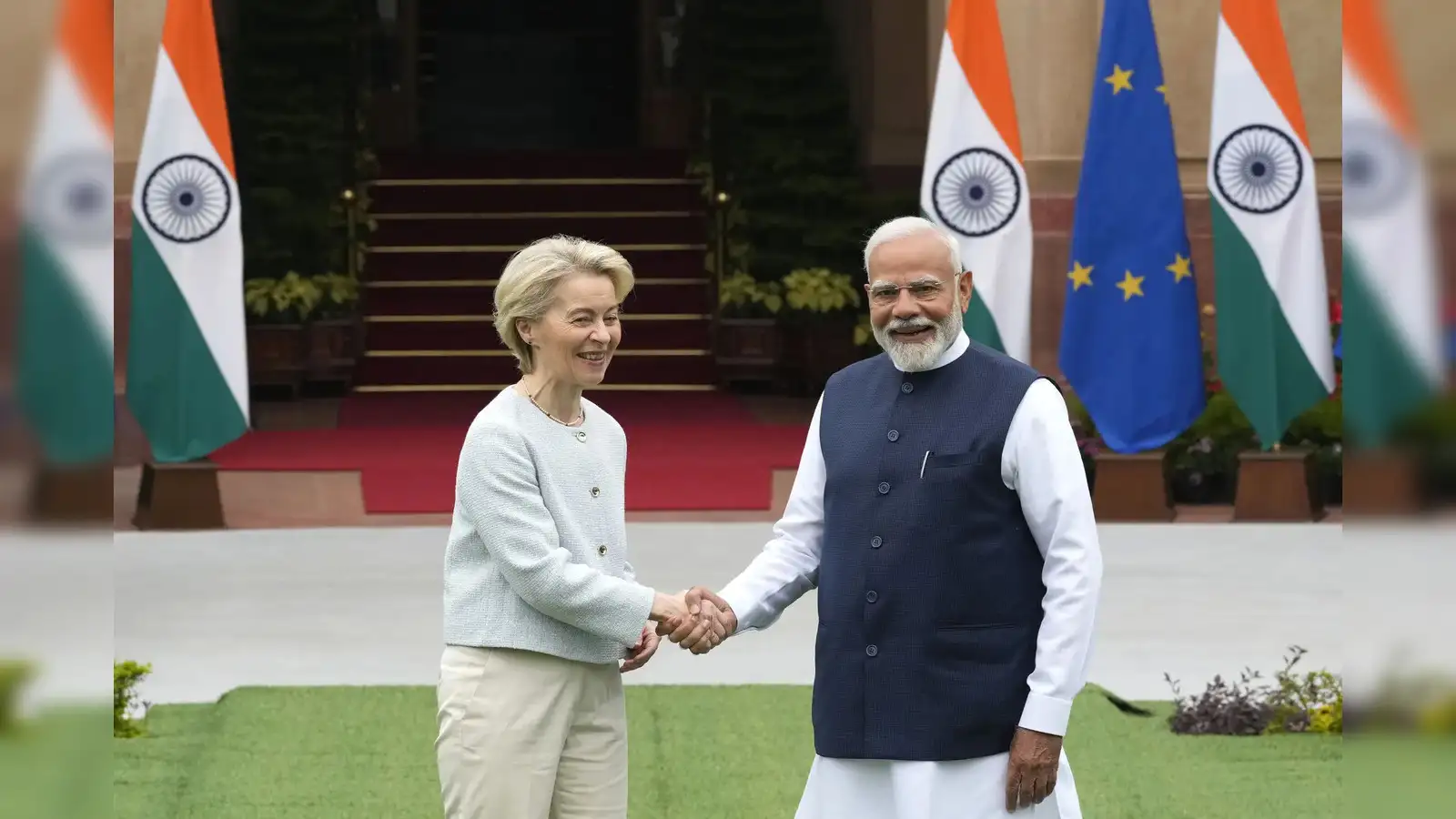 EU looks to strike security, defence deal with India: Ursula von der Leyen - The Economic Times