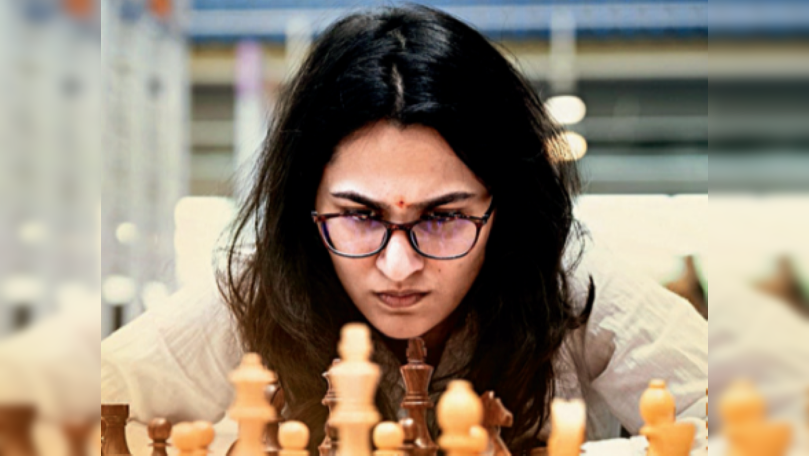 Indian women Chess Olympiad Vantika helps Indian draw with  