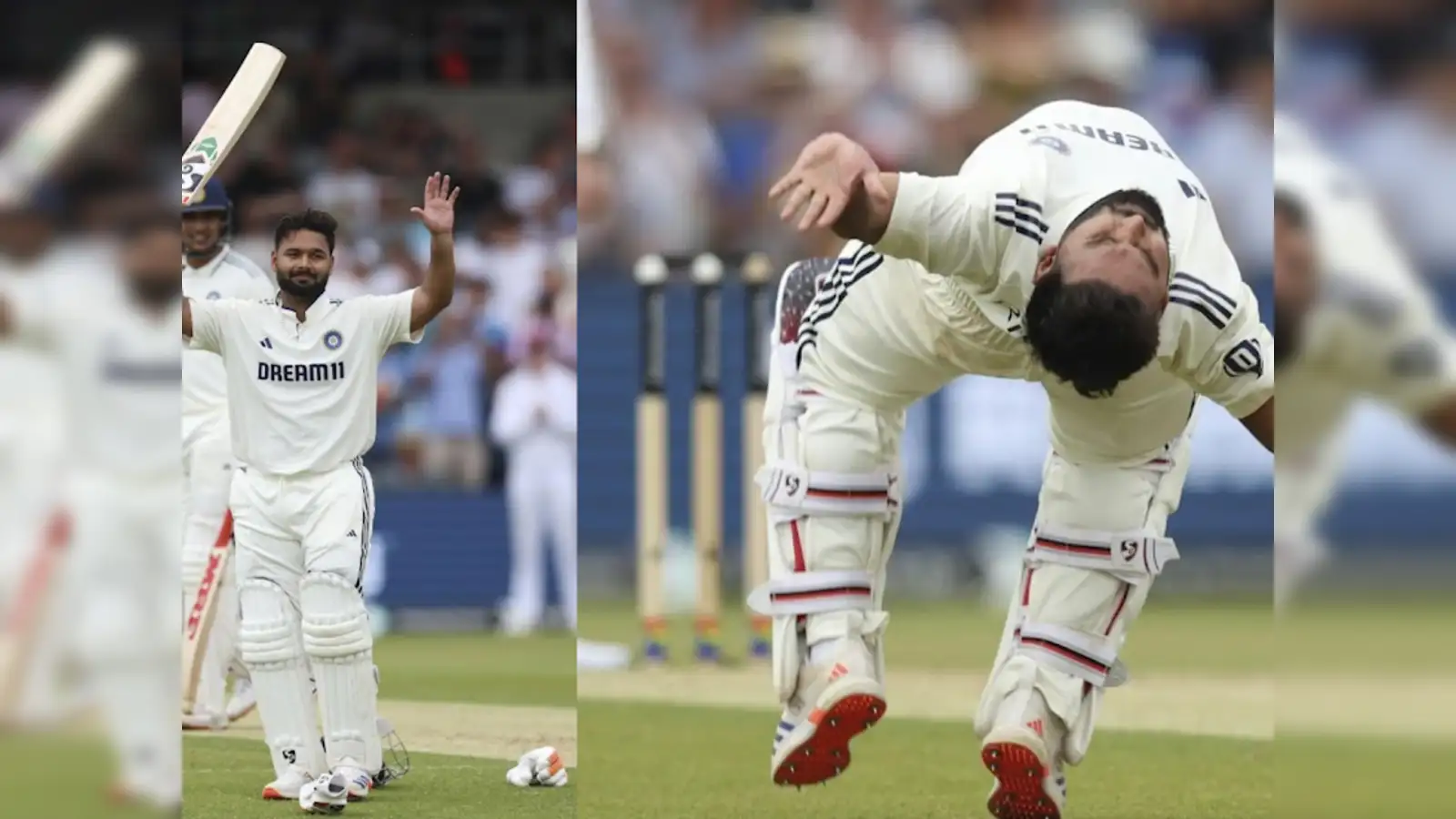 Watch video: Rishabh Pant's backflip celebration after Test ton at  Headingley breaks the internet - The Economic Times