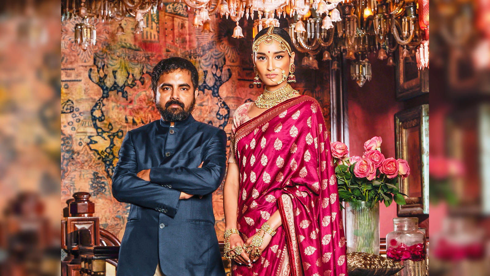 The bride Katrina Kaif @katrinakaif in classic Sabyasachi red bridal lehenga❤️  The ace designer Sabyasachi Mukherjee shared the detai... | Instagram