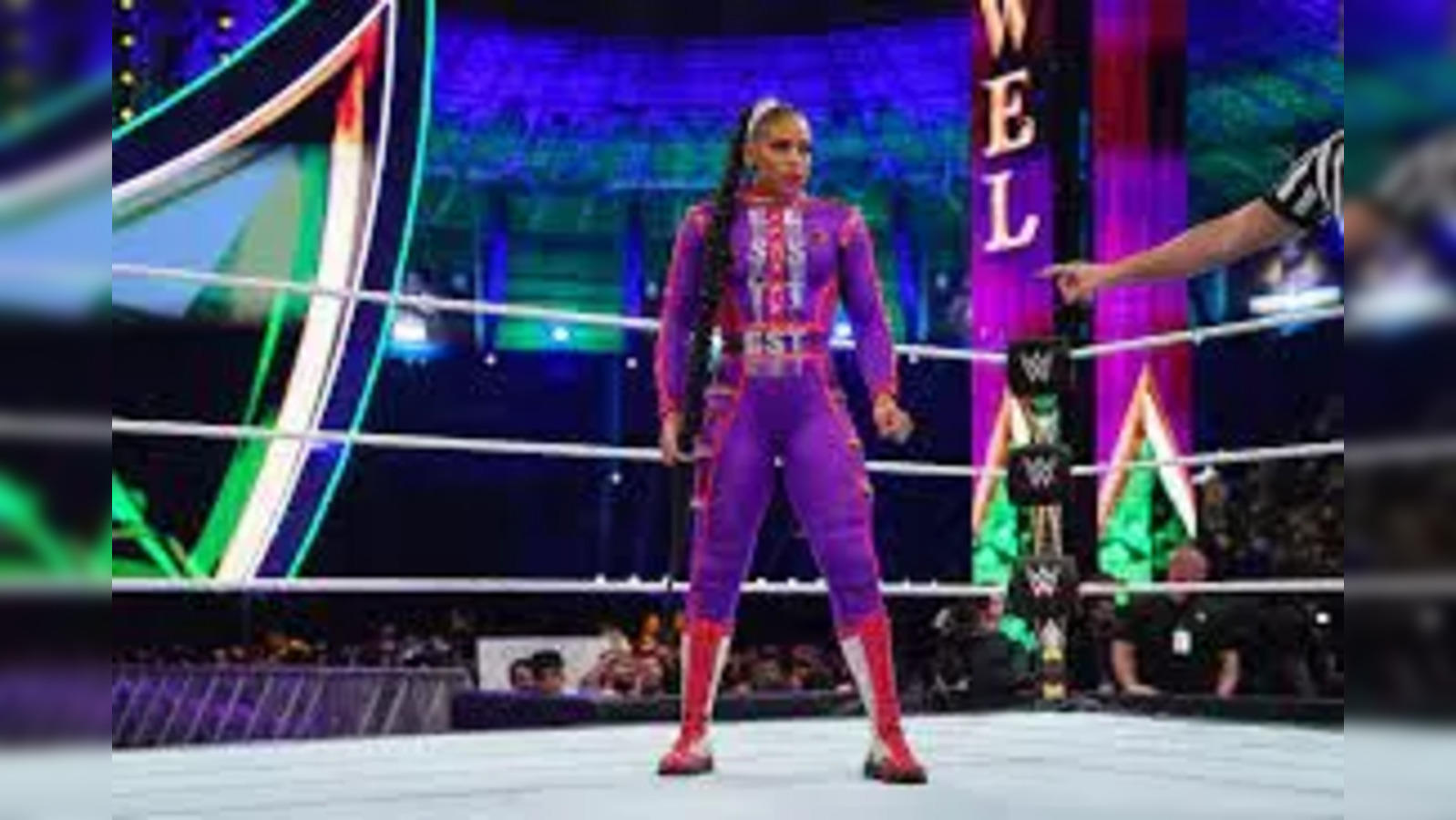 bianca belair: WWE superstar Bianca Belair suffered wardrobe malfunction  before Crown Jewel match, here's what she said - The Economic Times