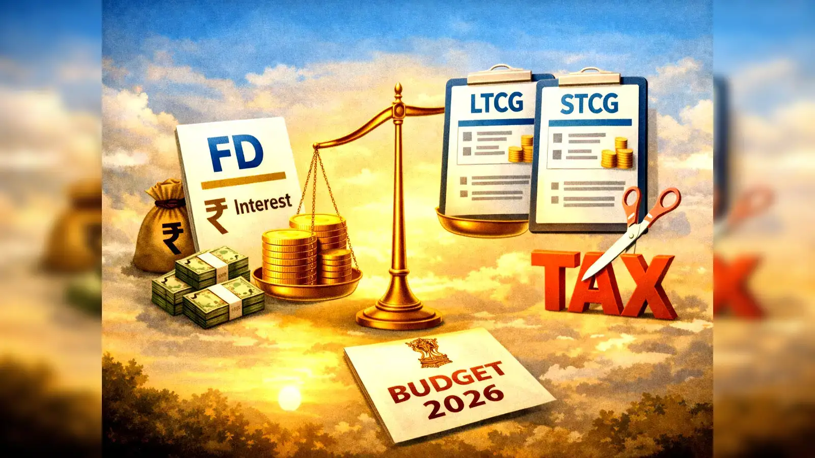 Interest on fixed deposits like LTCG and STCG, lock-in period of 3 years  like ELSS for 80C advantage, what SBI Research suggests for Budget 2026 -  The Economic Times