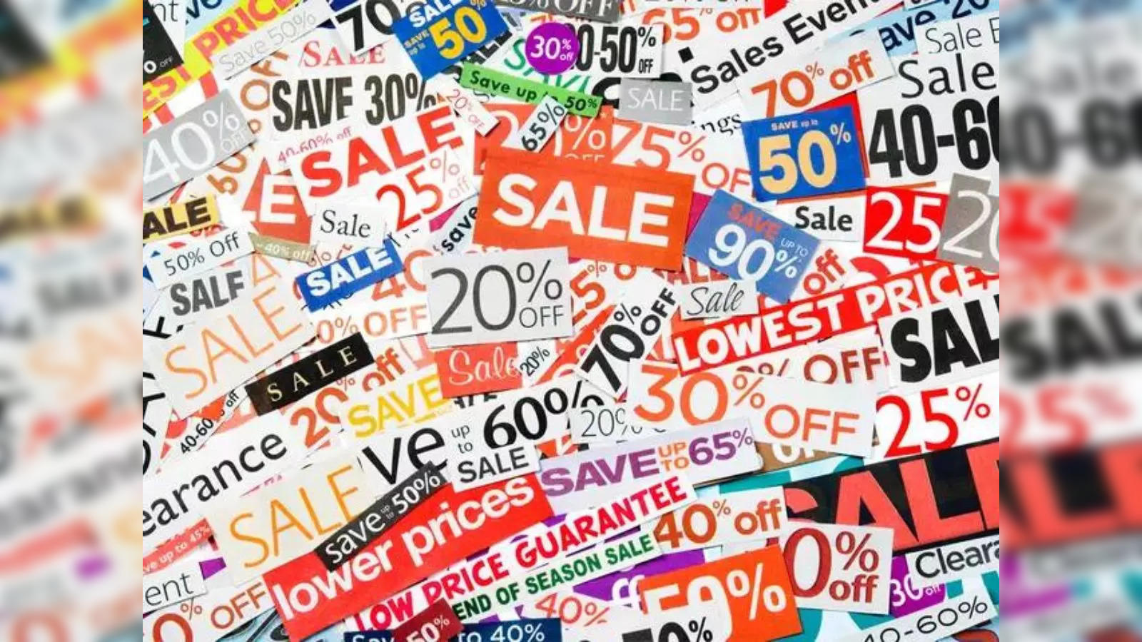Big discounting makes a comeback with a bang in early end-of-season sale -  The Economic Times