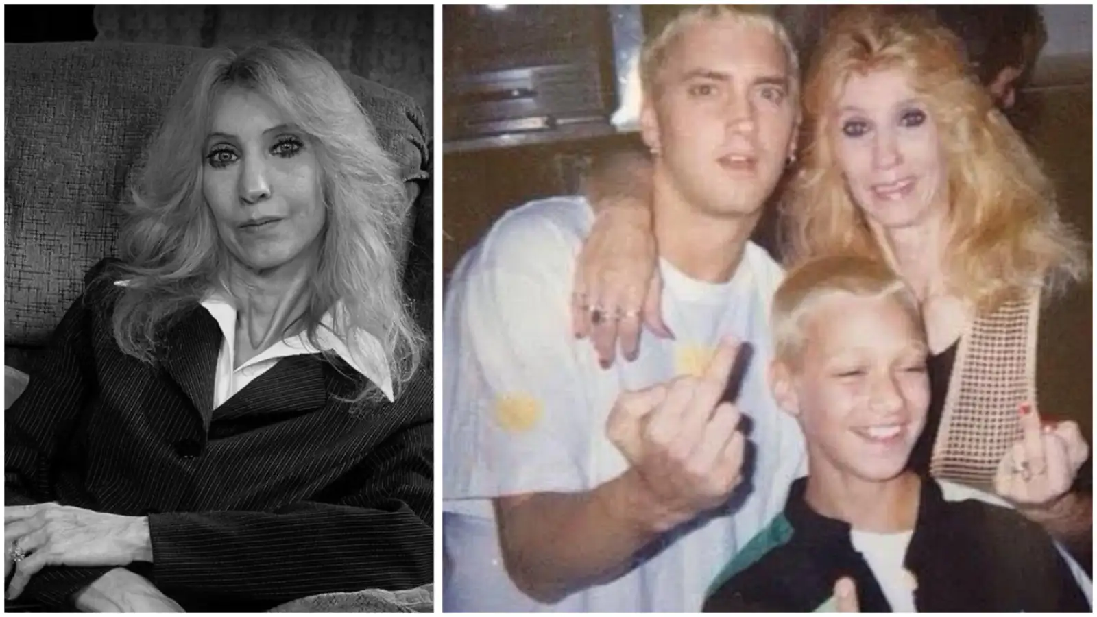 【M M.mother】 Eminem's mother Debbie Nelson, whose rocky relationship