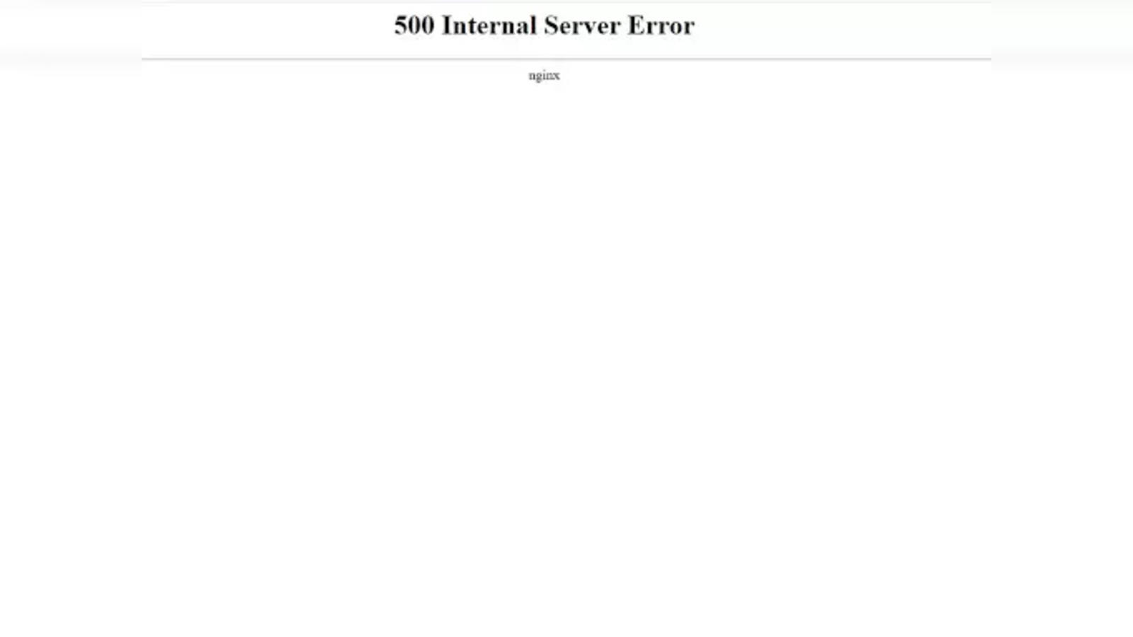Почему возникает ошибка 500 Internal Server Error