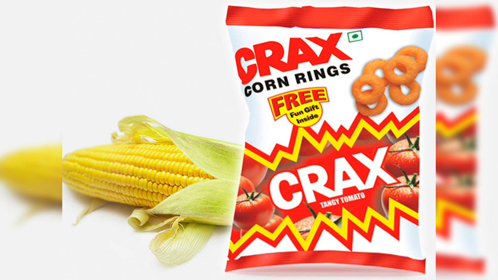 Buy Crax Corn Rings Chatpata Flavour 22g *PACK OF 10* at Best Price -  Bombay Basket UK