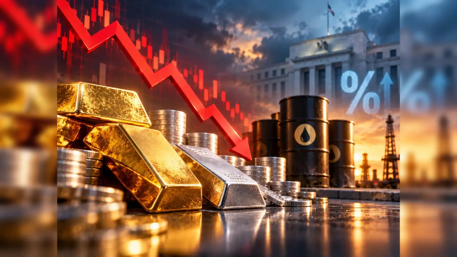 Gold Prices Fall for Fourth Straight Day: Is the Fed About to Trigger the Next Big Move?