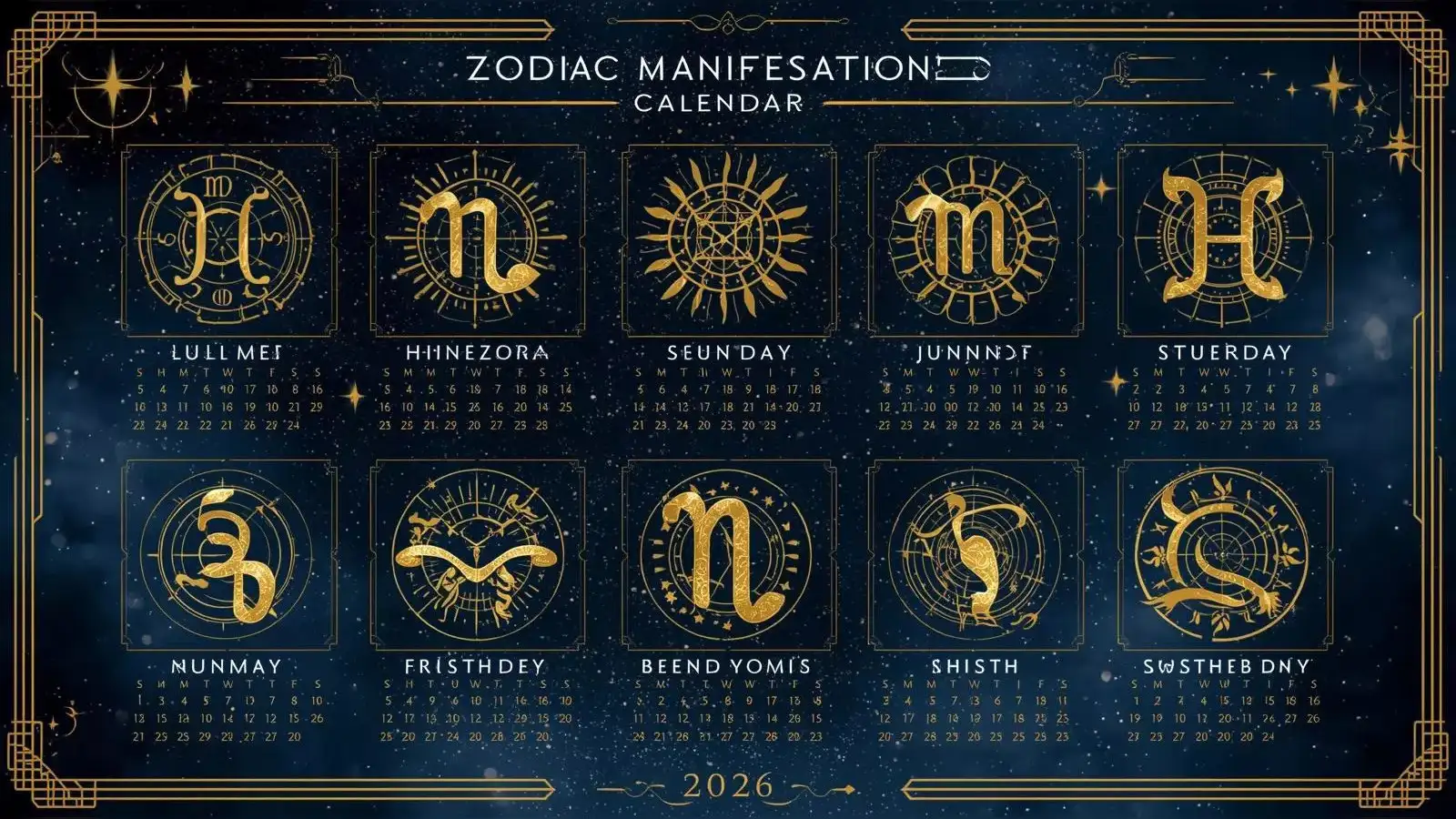 The Luckiest Day for Each Zodiac Sign to Manifest Exactly What They Want by  the End of 2026 | Your Ultimate Manifestation Horoscope Guide