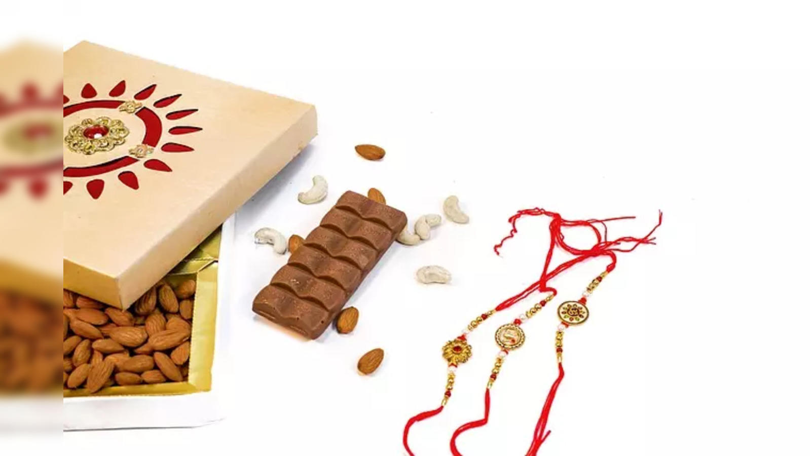 ZOROY luxury Chocolate Rakhi Hamper for Brother Sister | Rakhi basket