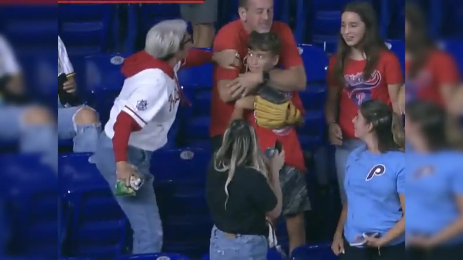 phillies karen takes ball: Viral video: Phillies Fan sparks outrage after  snatching home run ball from young boy, internet blasts her as 'Karen' -  The Economic Times