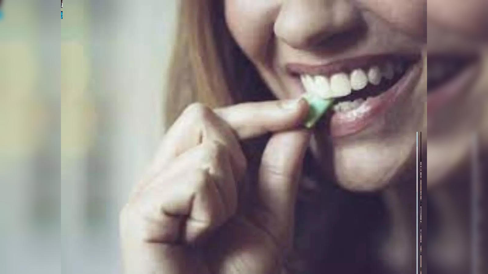 Dental Hygiene Concepts. Extreme Closeup of Female Teenager Mouth