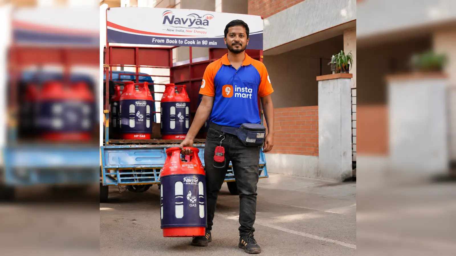 Instamart ties up with HPCL to launch India's first on-demand LPG cylinder  delivery on quick commerce - The Economic Times