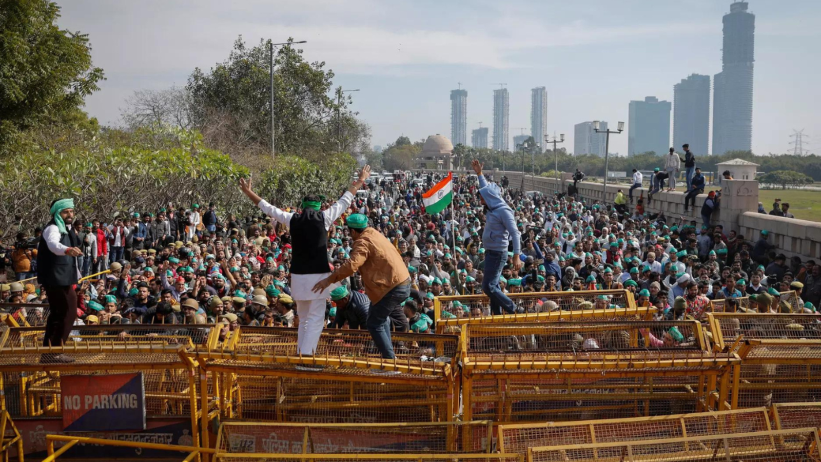 Delhi Chalo march Delhi Chalo march Police prohibit gatherings