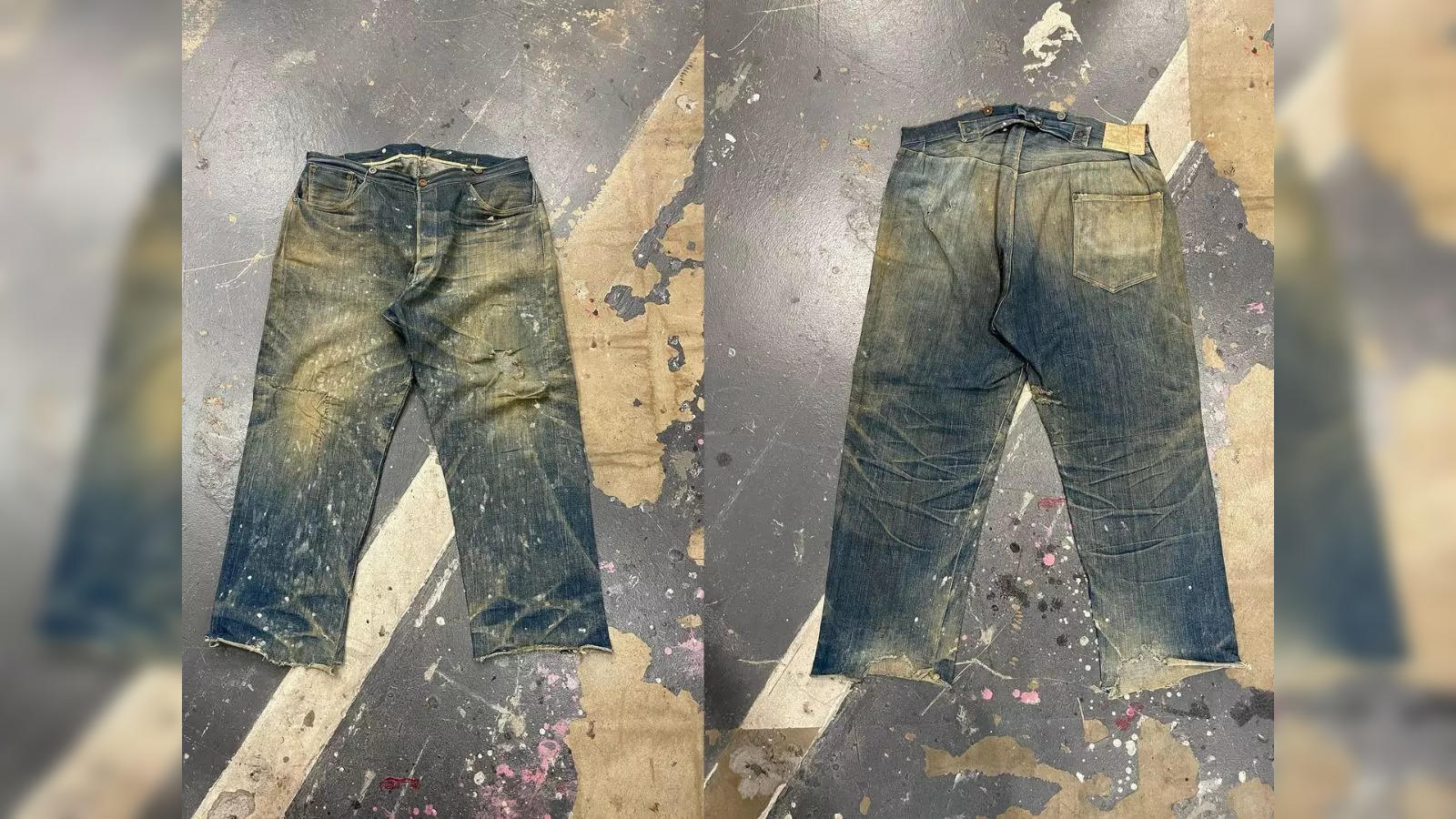A pair of Levi's jeans from 1880s, found in abandoned mine, sells
