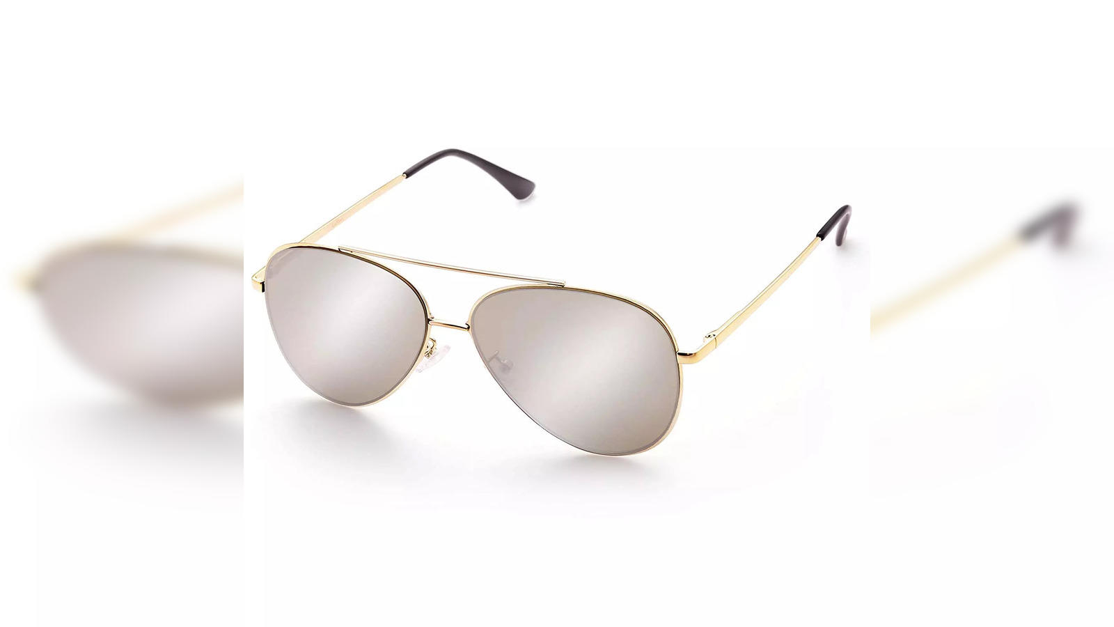 Gold Premium Aviator Sunglasses #1136014 | Zenni Optical