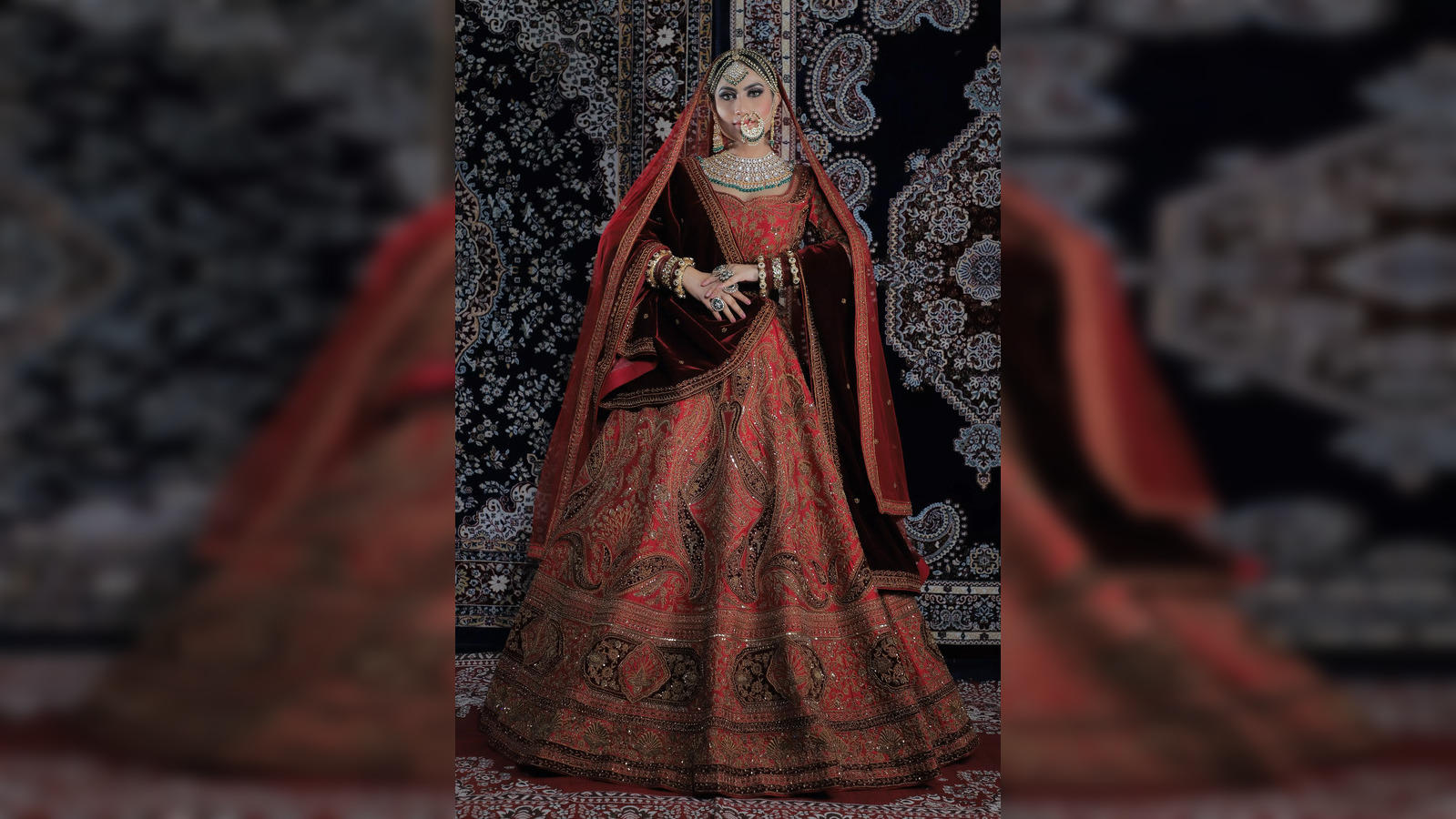 Net Handwork Bridal Lehenga, Feature : Comfortable, Technics : Attractive  Pattern at Rs 5,000 / Piece in Bareilly