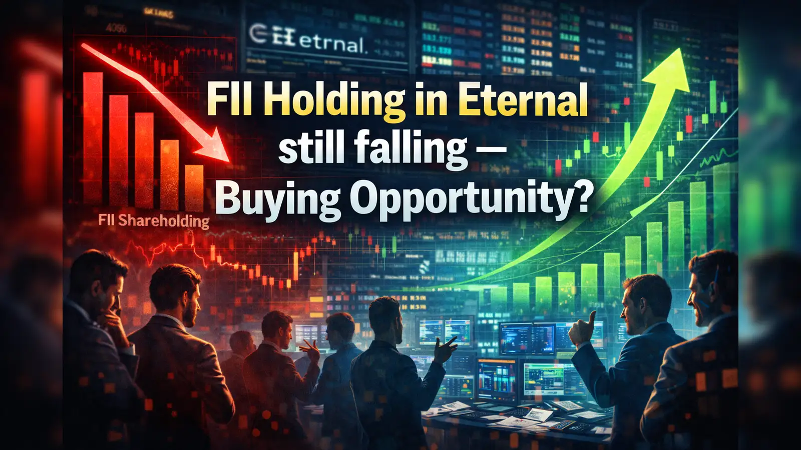 FII holding in Eternal declines for 7th straight quarter. Is recent  correction a buying opportunity? - The Economic Times