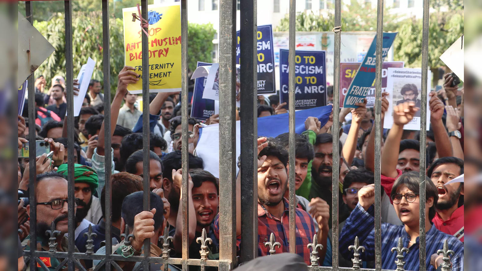 55 students detained at Delhi University campus ahead of protest against CAA  - The Economic Times