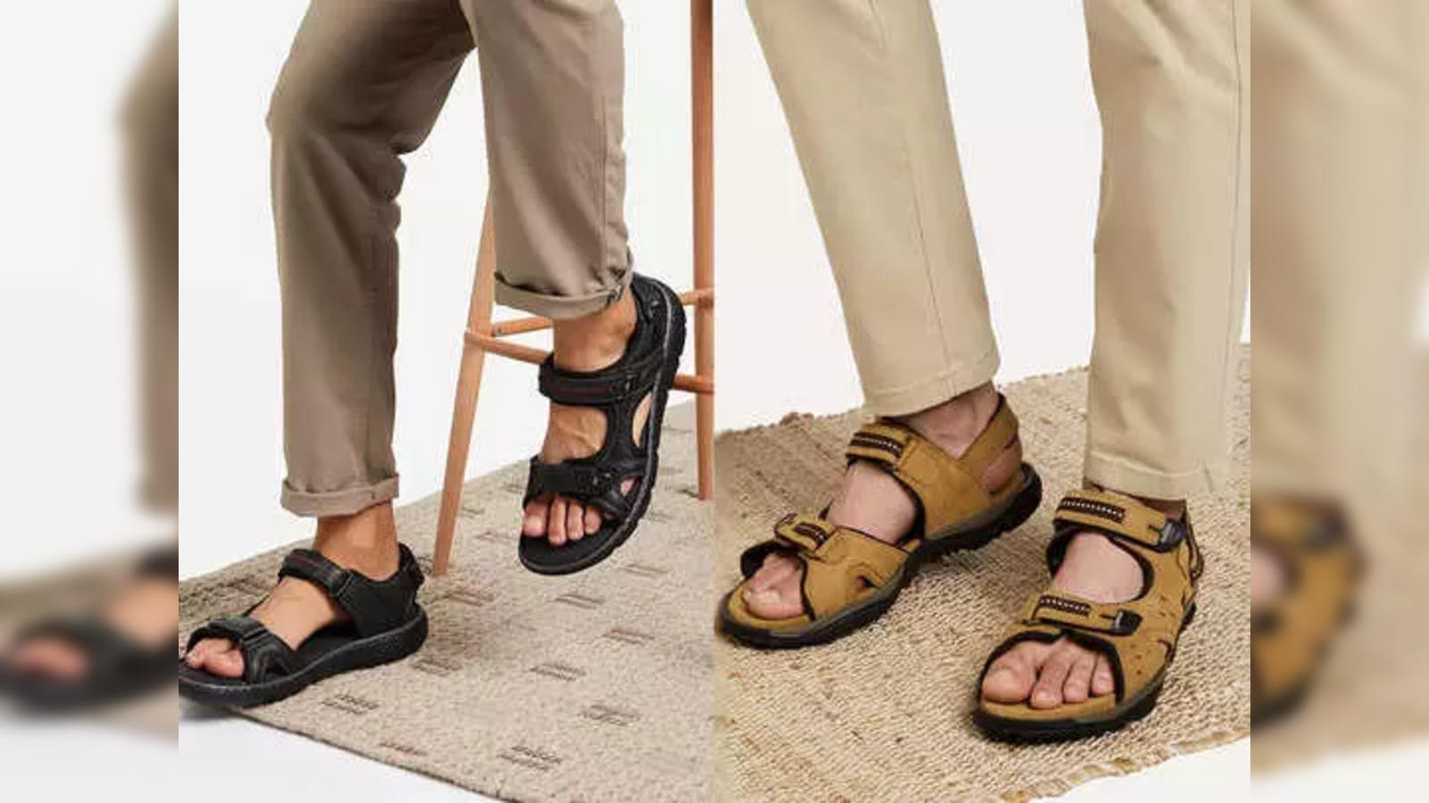 Woodland Men's Khaki Leather Sandal-7 UK (41 EU) (GD 1035111W13) :  Amazon.in: Fashion