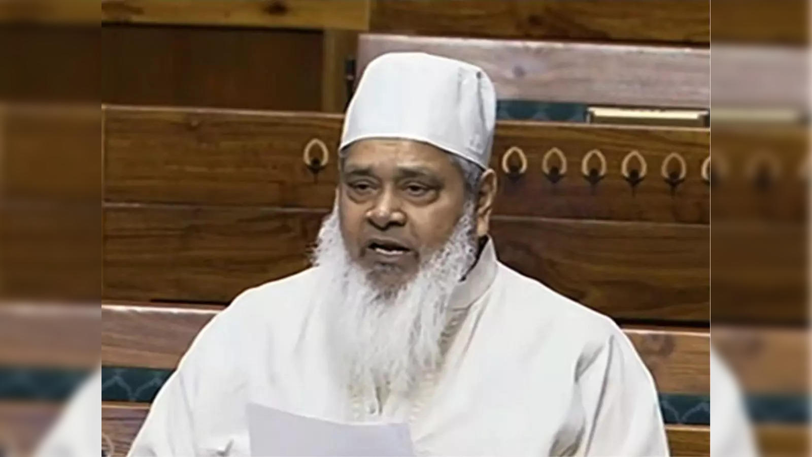 Muslim people to avoid travel by train and remain at home during Ram Mandir  inauguration: Badruddin Ajmal - The Economic Times