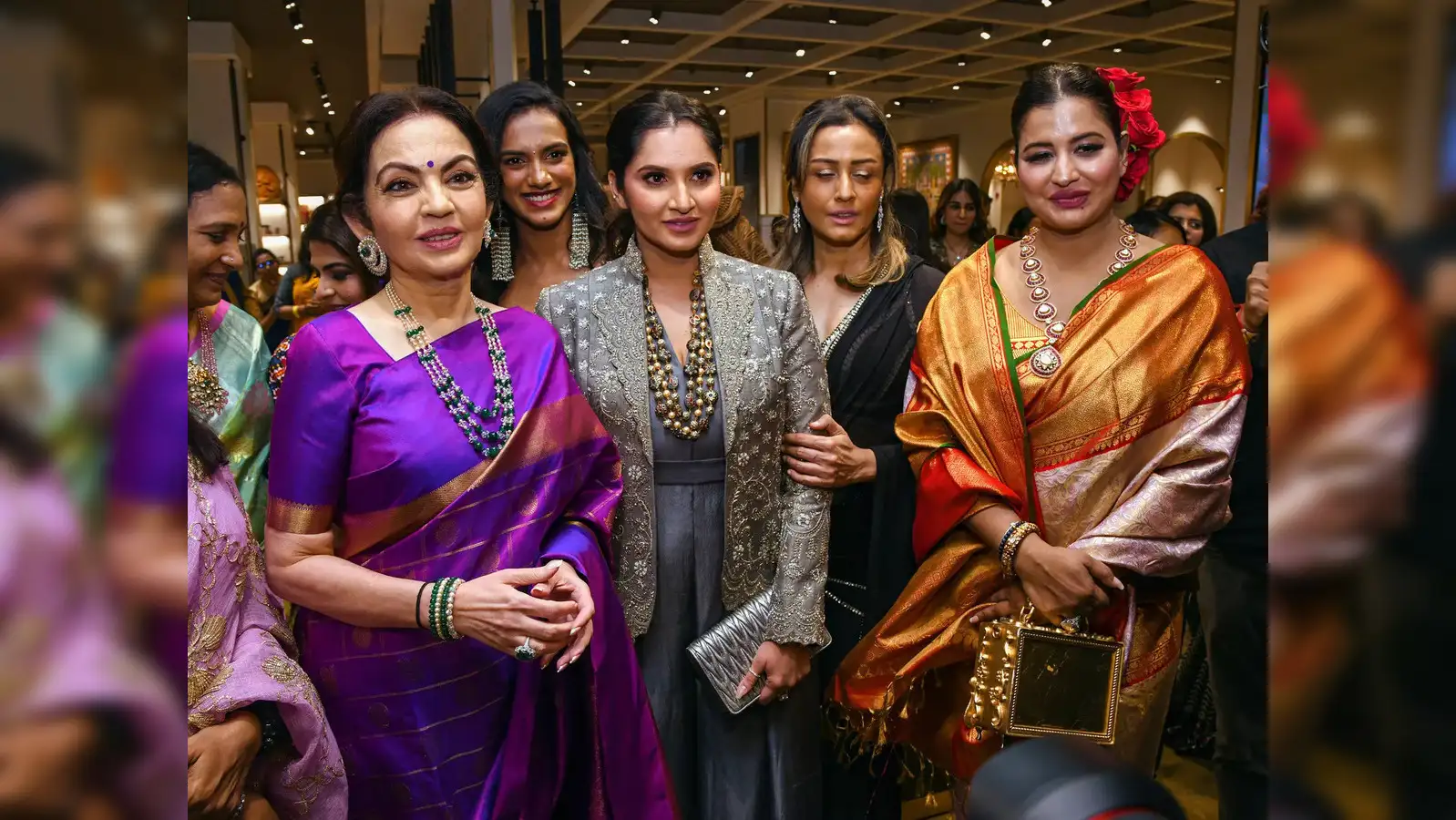 Nita Ambani: Nita Ambani launches first 'Swadesh' handicrafts store in Hyderabad to promote Indian craftwork - The Economic Times