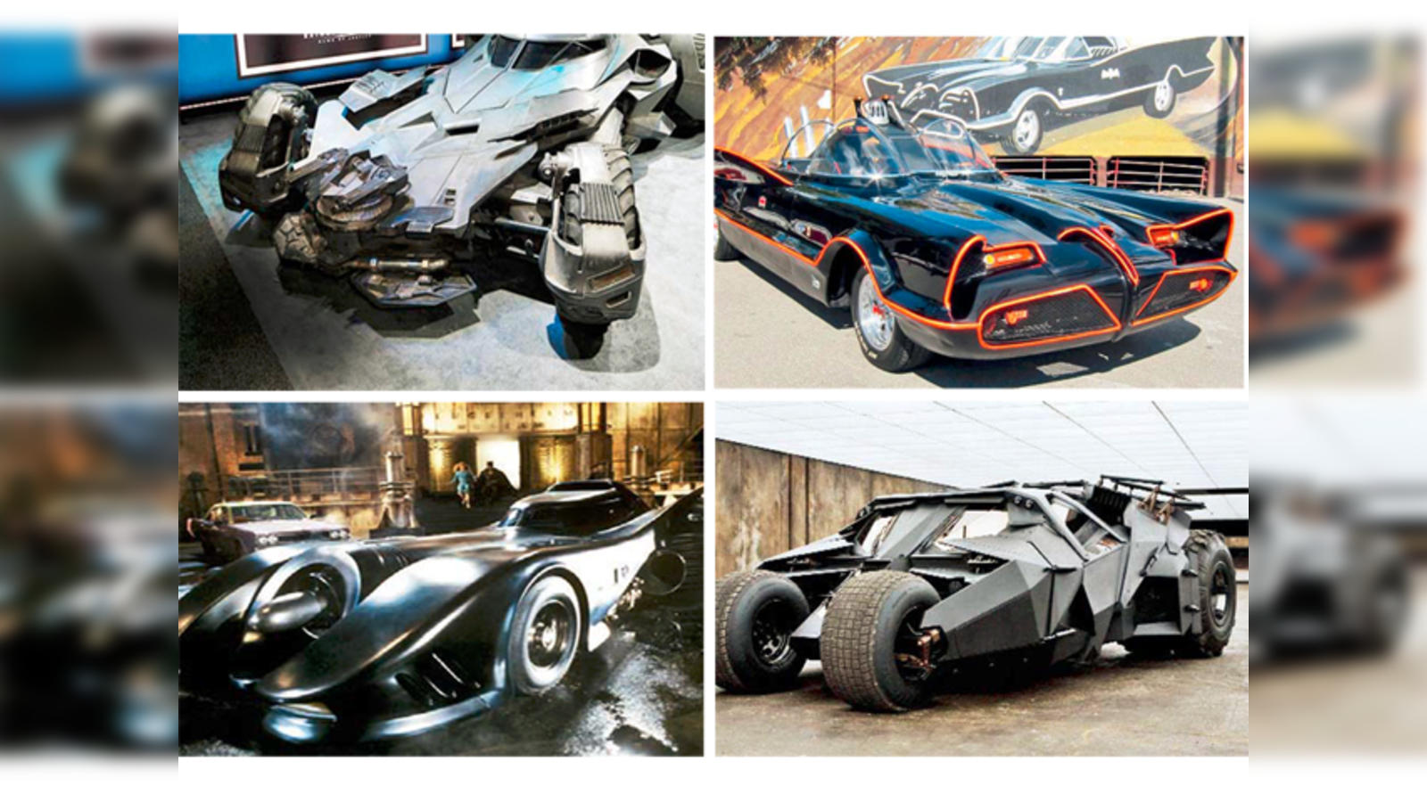 Hot Wheels Batman Mix 4 Case of 10 Cars