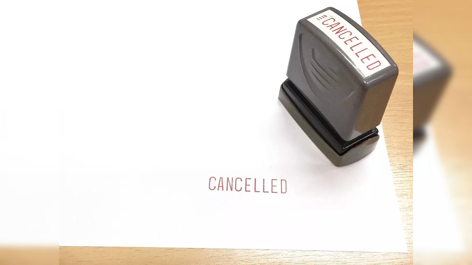 Initial print cancelled