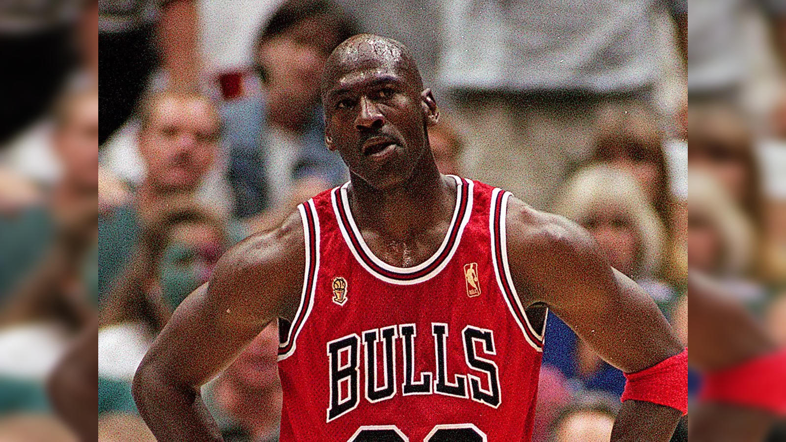 Sneakers worn by NBA legend Michael Jordan in 1997 'Flu Game