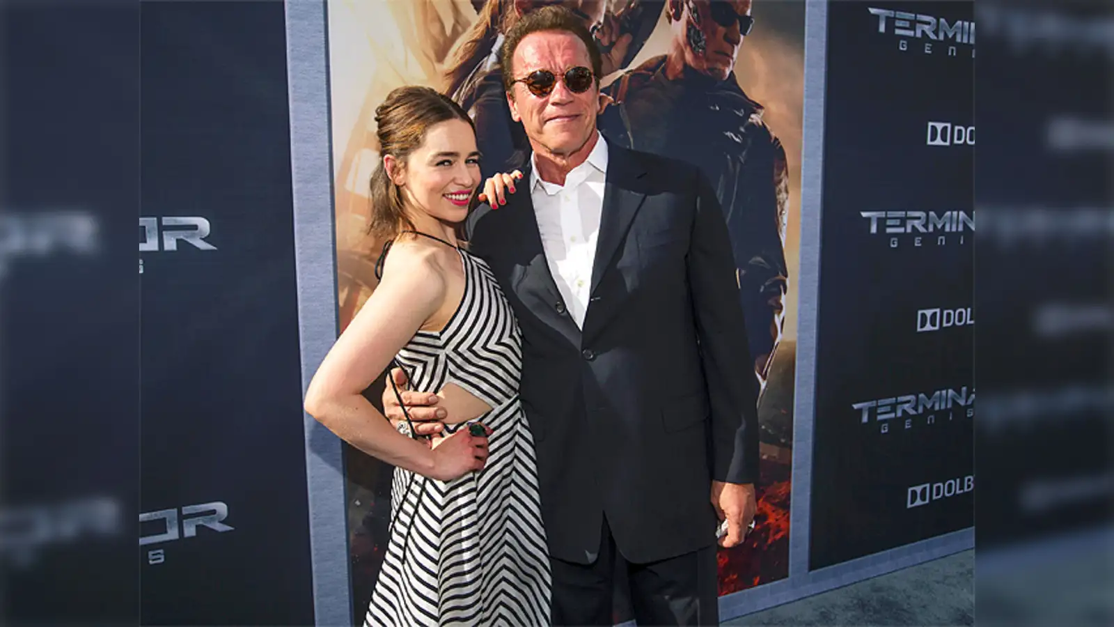 Break dancing with Arnold Schwarzenegger lead to Emilia Clarkes hip injury  - The Economic Times