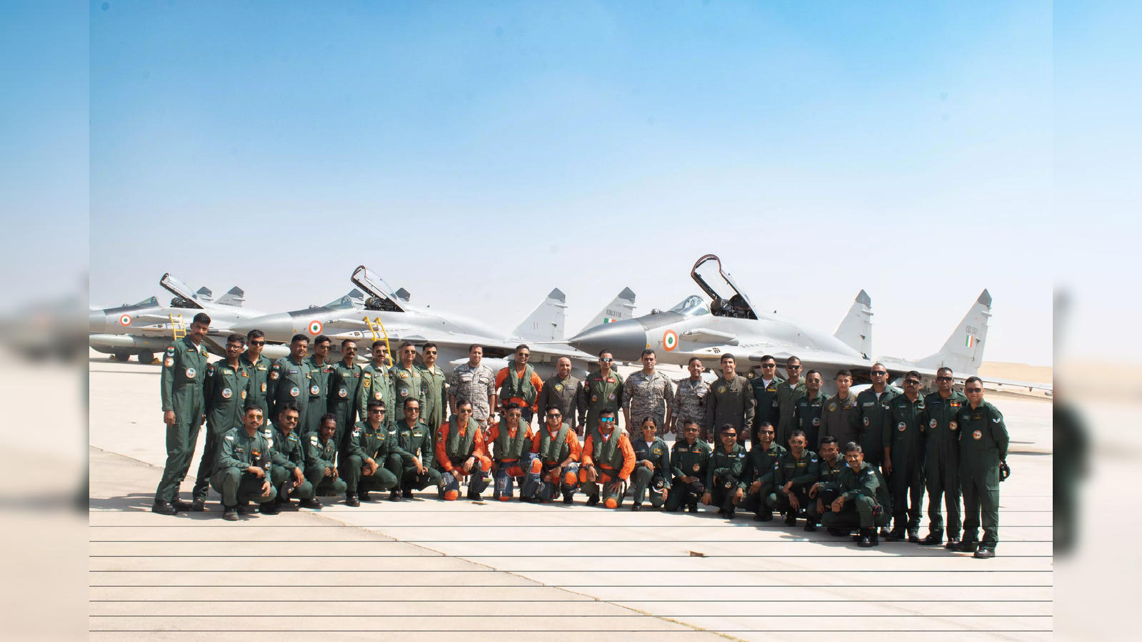 iaf: Indian Air Force contingent reaches Egypt to participate in  Multilateral tri-service exercise - The Economic Times